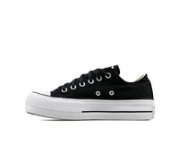 Converse Chuck Taylor All Star Lift Platform Low Black White Women Black