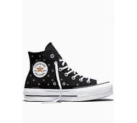 Converse Womens Chuck Taylor All Star Lift Trainers, Black, Size 6, Women Black