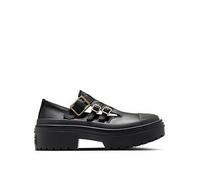 Converse Womens Chuck Taylor All Star Lugged Heel Leather Mary Jane, Black/Black/Gold, Size 5, Women Black/Black/Gold