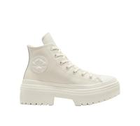 Chuck Taylor All Star Lugged Heel Leather Platform Beige 6