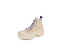 Converse Women's Chuck Taylor All Star Lugged Heel Sneakers, Warm Quarry/Miso Glaze, Tan, Off White, 7.5 Medium US