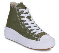 Converse Women's Chuck Taylor All Star Move Olive High Top Sneaker, green, 4 UK