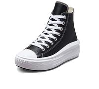 Converse all star move faux leather trainers in black & white UK 7 (EU 40)