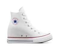 Converse Women's Chuck Taylor All Star Wedge Platform High Top Sneaker, White/Red/Navy, 5