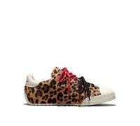Converse Womens Chuck Taylor Lo Ox Elevated Animal Trainers, Brown, Size 6, Women Brown