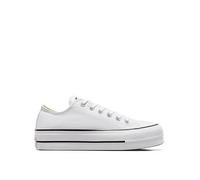 Converse Womens Lift Ox Trainers, White/Black, Size 6, Women White/Black