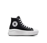 Converse Womens Move Hi Top Trainers - Black/White, Black/Natural Ivory/White, Size 4, Women Black/Natural Ivory/White