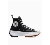 Converse Womens Run Star Hike Hi Top Trainers, Black/White/Gum, Size 8, Women Black/White/Gum