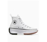 Converse Womens Run Star Hike Hi Top Trainers, White/Black/Gum, Size 6, Women White/Black/Gum