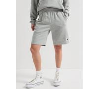 Converse Womens Standard Fit Core Chuck Patch Short - Grey, Vintage Grey Heather, Size L, Women Vintage Grey Heather