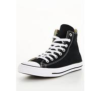 Converse Womens Wide Hi Top Trainers - Black, Black, Size 10, Men Black