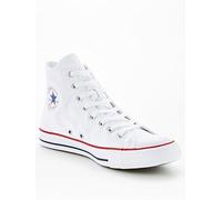 Converse Unisex Wide Fit Hi Top Trainers - White, Optical White, Size 9, Women Optical White