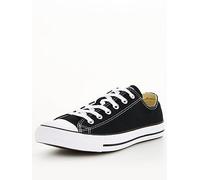 Converse Wide Fit Ox Trainers - Black, Black, Size 8, Women Black