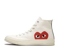 COMME DES GARCONS PLAY Large Heart Chuck Taylor 70 All Star High 5.5 (38.5) White