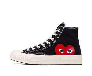 Converse x COMME des GARCONS PLAY Chuck 70 Hi 'Black Red' 150204C 8
