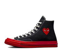Converse x COMME des GARCONS PLAY Chuck 70 Hi 'Black Red' A01793C 9