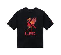 Converse X Liverpool Fc Liver Bird T-Shirt Cotton In Black, Size Small Black Small