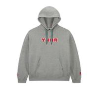 Converse X Liverpool Fc Logo Hoodie Cotton In Grey, Size Small Grey Small