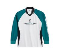 Converse X Liverpool Fc Long-Sleeve T-Shirt Cotton In Green, Size XL Green XL