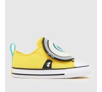 Converse Yellow All Star Lo 2V Minions Toddler Trainers UK 9 (EU 25)