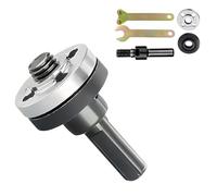 Conversion Angle Grinding Adapter Connecting Rod Kit, 5 in 1 Electric Drill Angle Grinder Adapter, 10mm Adjustable Rotary Driver Cutter Shaft Accessories (1Set)