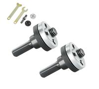 Conversion Angle Grinding Adapter Connecting Rod Kit for Electric Drill, 10-13mm Drill Conversion kit, Angle Grinder Connector Set, for Cutting Disc, Polish Disc and Polish Sponge (2Set-A)
