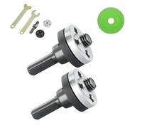 Conversion Angle Grinding Adapter Connecting Rod Kit for Electric Drill, 10-13mm Drill Conversion kit, Angle Grinder Connector Set, for Cutting Disc, Polish Disc and Polish Sponge (2Set-B)