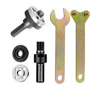 Conversion Angle Grinding Adapter Connecting Rod Kit for Electric Drill, 6mm & 10mm Drill Arbor Mandrel Adaptor with Spanner Variable Shaft Coupler Converter Tool - (10mm)