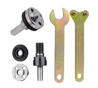 Conversion Angle Grinding Adapter Connecting Rod Kit for Electric Drill, 6mm & 10mm Drill Arbor Mandrel Adaptor with Spanner Variable Shaft Coupler Converter Tool - (6mm)