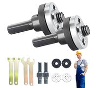 Conversion Angle Grinding Adapter Connecting Rod Kit for Electric Drill, Angles Grinder Adapter Rod Set, Adjustable Angle Grinder Connector Set with Spanner (2set)