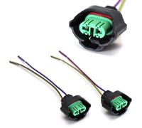 Conversion Connector, 2PCS H11 H8 Female Adapters Wiring Harness Sockets with 5.9Inch Wire for Headlight Fog Light