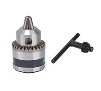 Conversion Drill Chuck, Stainless Steel Keyless 3 Jaw 0.6-6mm, 3/8-24UNF Thread - Strong Grip, Electrophoresis Rust Resistance, for Impact and Electric Drills