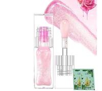 Conversion Lip Oil, Conversion Lip Stain, Color Changing Lip Oil, Hydrating Lip Glow Oil, Drip Dynasty Magic Color Changing Lip Oil, Warm Change Moisturizing, Clear To Pink Plumping Lip Oil (1PC)