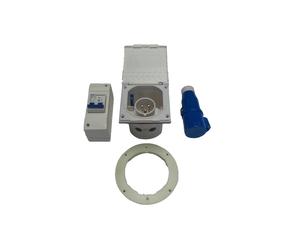 Conversion Set Supply From Schuko To CEE 17 Plug For Caravan Motorhome Boat IP44