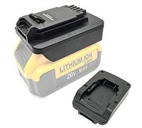Convert battery adapter for DeWalt 20V MAX XR Lithium Ion battery to Black+Decker 20V LBXR20 LB20 LBX20, Porter Cable 20V PCC685L, Stanley 18V/20V Cordless Tools Battery