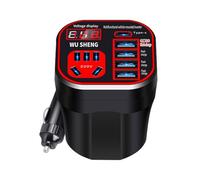 Converter Car, Mounted Cup Type, Inverter Converter, Automotive Replacement Parts, Stable Power Supply, Cell Phone Laptop Charging, Compact Design for Travel, Road Trips, Switching