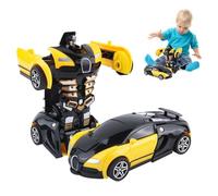Convertible Automobile Set - Deformation Auto Playthings, Pullback Motion Feature | Interactive Learning Robotics Entertainment for Kids Creativity Coordination Thinking Gift Education STEM XRAY