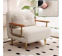 Convertible Folding Sofa Bed for Adults - Green Supportive Chair with Retractable Feet Space-Saving Design for Small Apartments & Hotels (C 190 * 80 * 33cm)