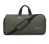 Convertible Garment Bag with Shoulder Strap, Modoker Carry on Garment Duffel Bag for Men Women - 2 in 1 Hanging Suitcase Suit Travel Bags,Forest Night