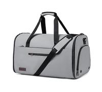 Convertible Garment Bags for Travel, 2 in 1 Garment Duffle Bag for Men Women, Waterproof Carry on Garment Bag with Shoe Compartment and Shoulder Strap, Foldable Travel Suit Bag for Hanging Clothes,
