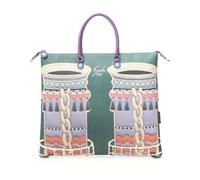Convertible Multicolor Handbag with Leather Details- female- Gabs- Shopping Bags- Multicolor- ONE SIZE- Bags ONE SIZE