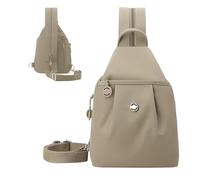 Convertible Shoulder Bag for Women | Women's Backpack with Various Subjects, Stylish Bag for Everyday Life, Trip | Outdoor, Sports, Campus, Festival, Practical, Light, Sporty, khaki, verwijzen naar de