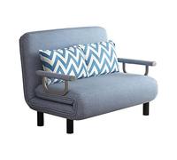 Convertible Sleeper Chair Bed with High Resilience Foam Mattress, 3 in 1 Folding Sofa with 6 Adjustable Backrests, 300kg Load Capacity for Office or Home
