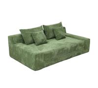 Convertible Sofa Bed - Foam Folding Floor Sofa with Armrests for Living Room and Bedroom, Space-Saving Design for Relaxation and Comfort