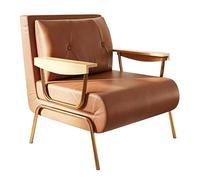 Convertible Sofa Bed for Small Spaces, Foldable Chair Bed with 6-Position Backrest, Compact Couches with Iron Frame and Easy Clean Features