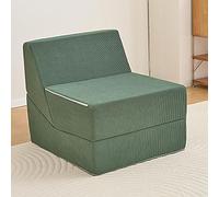 Convertible Sofa Chair, Foldable Sofa Bed, Corduroy Fabric, high-Density Sponge, with backrest, Foldable Single futon Sofa, Suitable for Living Room, Bedroom, Apartment A