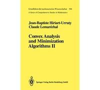 Convex Analysis and Minimization Algorithms II: Advanced Theory and Bundle Methods: 306 (Grundlehren der mathematischen Wissenschaften, 306)