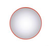 Convex Blind Spot Mirror for Traffic and Parking Safety, Wall Mounted with Swivel Adjustment, Crafted from Lightweight Shatterproof PC Plastic (12 inch)