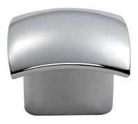 Convex Face Cupboard Door Knob 33 x 30.5mm Polished Chrome Cabinet Handle