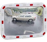 Convex Flexible Traffic Mirror, Wide-Angle Mirror Square Indoor and Outdoor Anti-Theft Mirror Community Corner Safety Mirror for Road Safety and Workshop Safety,Pc Mirror,40 * 60Cm/Pmma Mirror/40*60Cm